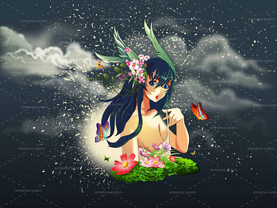 Anime Beauty anime concept art design digital illustration illustration manga