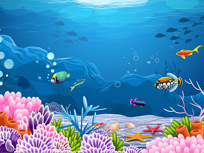 Game Asset cartoon character illustration concept art design digital illustration fish fishes game game animation game art game artist game assets graphics design illustration ocean