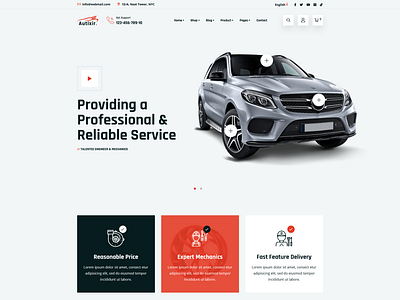 Autixir - Auto Parts Shop & Car Repair Service Shopify Theme auto parts design ecommerce electronics fashion jewelry minimal parts responsive shopify store theme tools