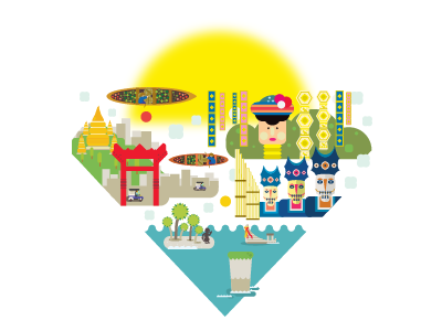 THAILAND art design graphic graphicdesign illustration illustrator infographic