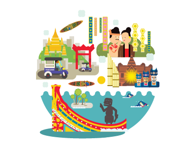 THAILAND art design graphic graphicdesign illustration illustrator infographic