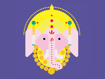 LORD GANESH art design graphic graphicdesign illustration illustrator infographic lordganesh