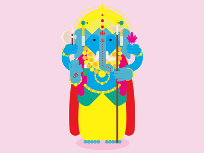 Lord Ganesh art design graphic graphicdesign illustration illustrator infographic lordganesh