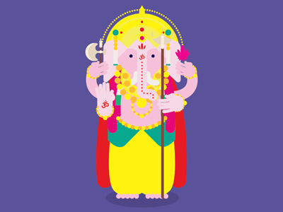 Lord Ganesh art design graphic graphicdesign illustration illustrator infographic lordganesh