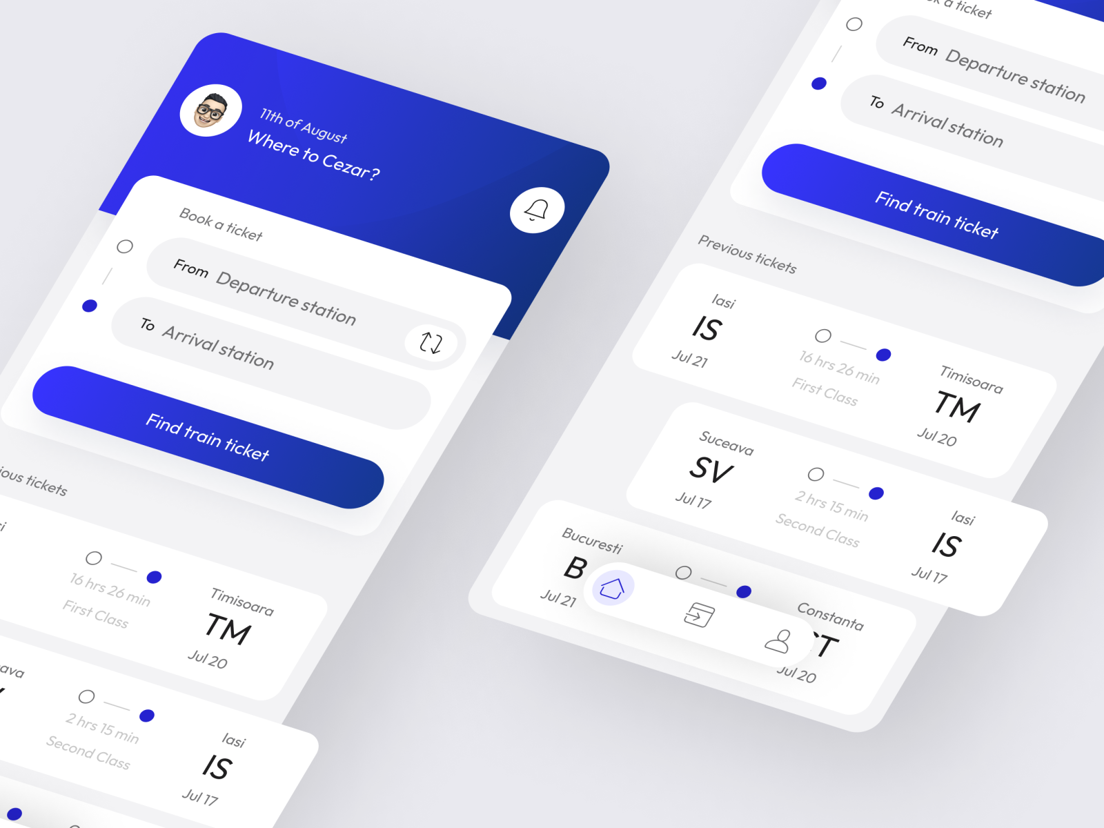 Train Booking App Concept By Cezar Aromanesei For Dosage Studio On Dribbble