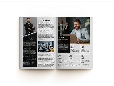 Company Brochure inside pages 3d logo adobe indesign annual report brochure catalogue design company profile graphic design logo proposal