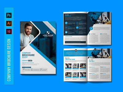 Company Brochure 3d logo adobe indesign annual report brochure catalogue design company profile graphic design logo proposal