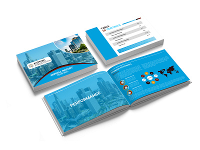 ANNUAL REPORT / LANDSCAPE BROCHURE adobe indesign annual report catalogue design company profile design graphic design illustration logo proposal