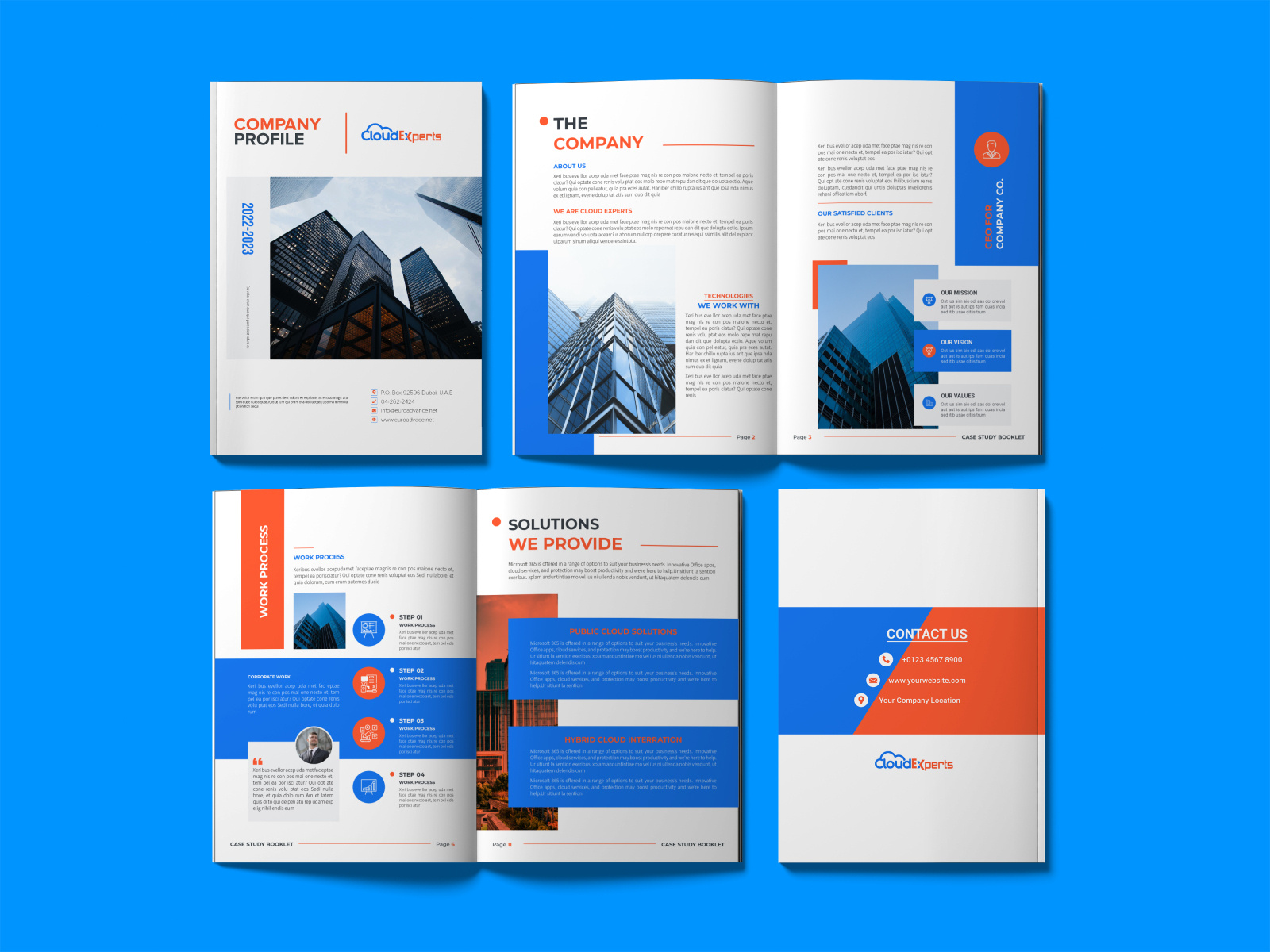 Company Profile / Brochure Design by Jobayed Hossain on Dribbble