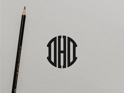 DHD monogram logo icon lettering logo logo design logos minimal logo monogram typography vector