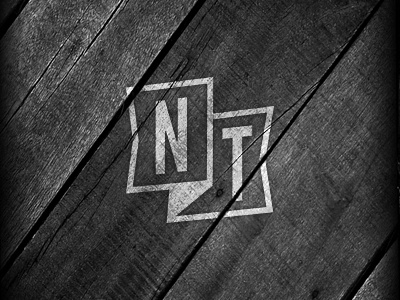 'NT' brand icon logo texture