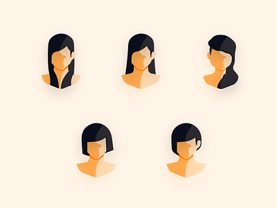 Simple avatar · woman avatar icon sketch