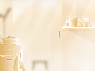 Bathroom bathroom illustration