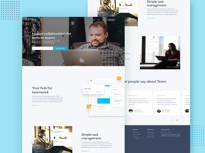 Team-App animation blog cms collaboration figma team team app ui webdesign webdevelopment webflow