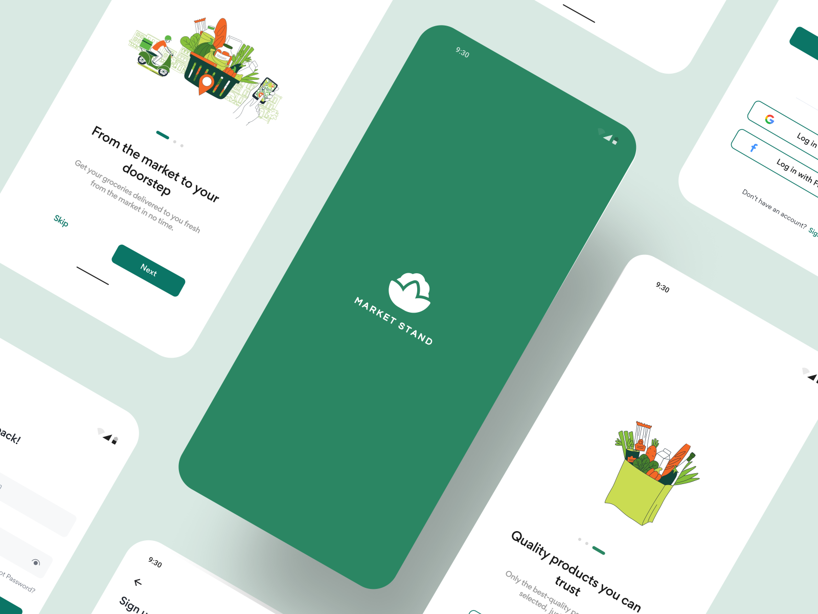 Market Stand Grocery Shopping App: Onboarding by Gloria Kaduru on Dribbble