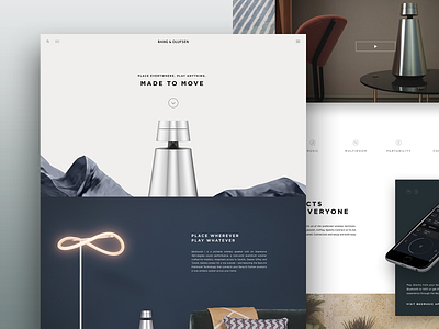 Beosound 1 - landing page