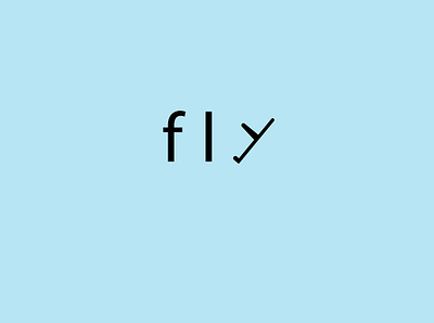 FLY brand identity design graphic design logo typography vector