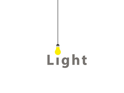 LIGHT design graphic design logo typography vector