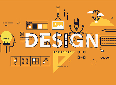 DESIGN brand identity design graphic design logo typography vector