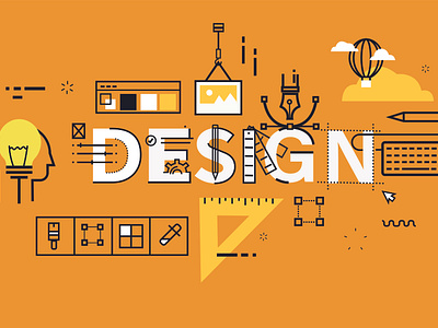DESIGN brand identity design graphic design logo typography vector
