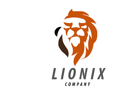 lionix company brand identity branding design graphic design logo minimal vector