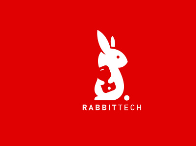 Rabbit tech graphic design illustrator logo