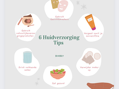Huidverzorging routine anti aging beauty graphic design huid huidverzorging illustration