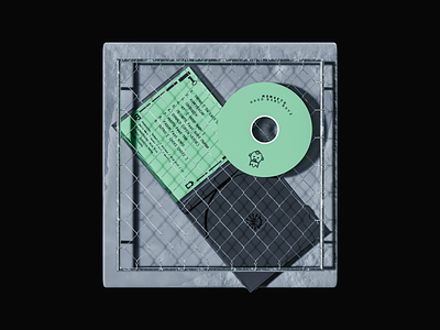 HBB2 Cover design | Inside 3d album cover blender cgi concrete crown design illustration