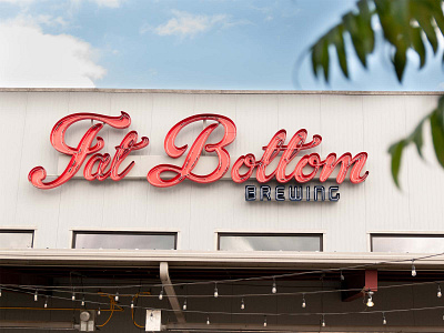 Fat Bottom | Marketing craft beer design marketing collateral nashville