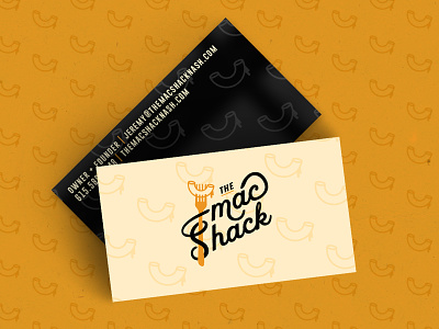 The Mac Shack | Marketing business card design food truck graphic design marketing materials vehicle wrap