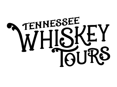 Tennessee Whiskey Tours brand identity branding hand lettering logo tennessee whiskey wordmark