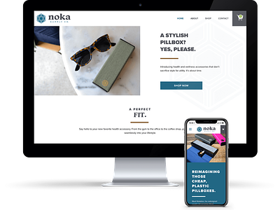 Noka Supply brand identity branding design logo medical design product branding product design web web design