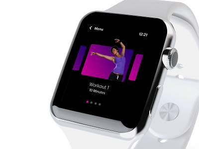 Workout App apple watch 3 daily ui fitness ui design ux design