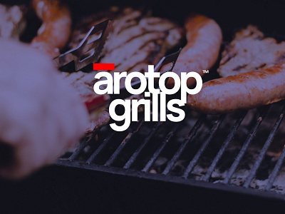 Arotop grills branding graphic design visual identity