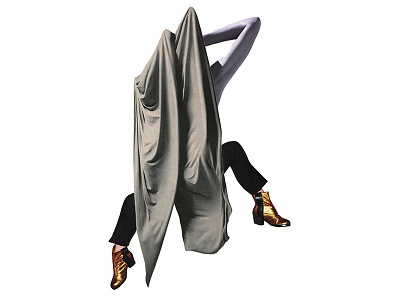 It Is a Word arms black and white drape hide legs