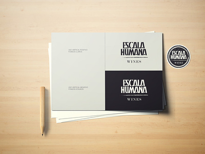 Escala Humana Wines - Branding & Stationery brand design branding design graphic design logo marca packaging stationery vino vinos winery wines