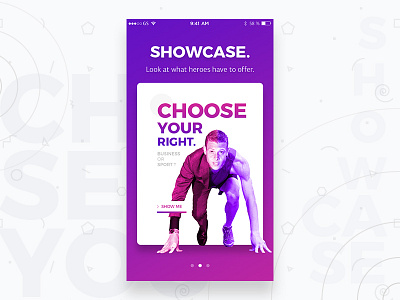 Choose your right. - Lugo App application choose your right minimal mobile app showcase ui user interface