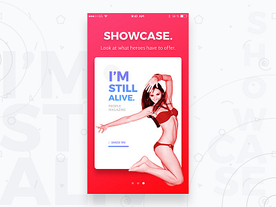 I'm still alive. - Lugo App application im still alive minimal mobile app showcase ui user interface