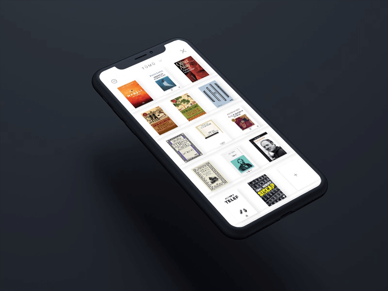 Book Library - Iphone X book daily inspiration iphone x library ui user interface