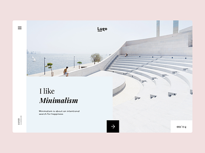 I Like Minimalism - Concept Design concept daily ui design header ui user experience user interface ux