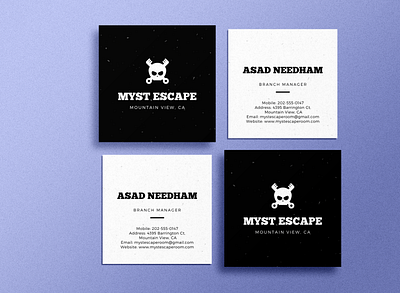 Myst Escape Business Cards
