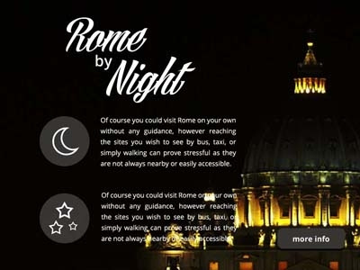 Rome by night italy night rome tours travel webdesign