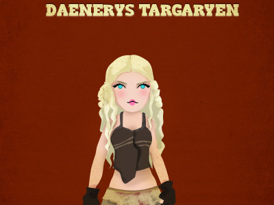Daenerys Targaryen daenerys targaryen game of throne graphic illustration