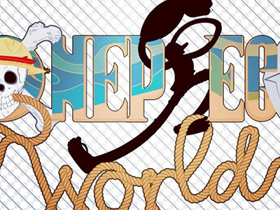 One Piece logo brand illustrator logo onepiece vector