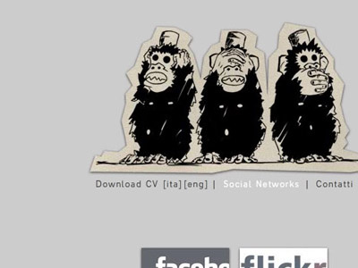 Monkeys portfolio photoshop sketches web