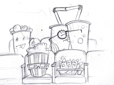 Sketch#3 Cinema Nerd cinema nerd sketch