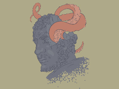 Tentacles caracalla digital illustration illustrator tentacles vector