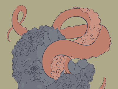 tentacles - detail adobe illustration illustrator tentacles vector