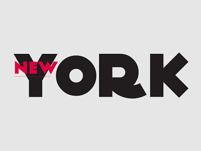 New York typography