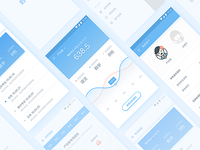 examination analysis app by Honglu on Dribbble